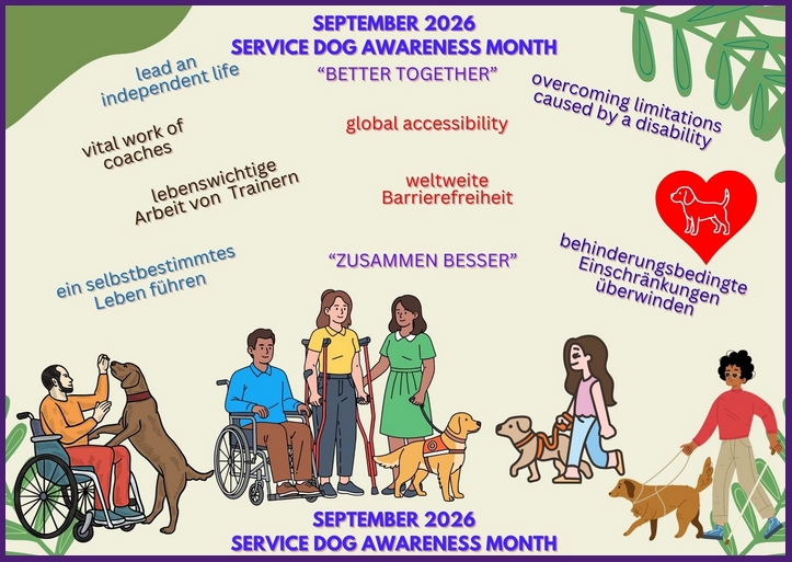 Awareness Month September Service Dogs 2026