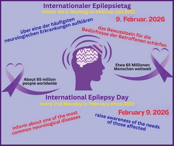 Internationale Tag der Epilepsie 9 Februar 2026