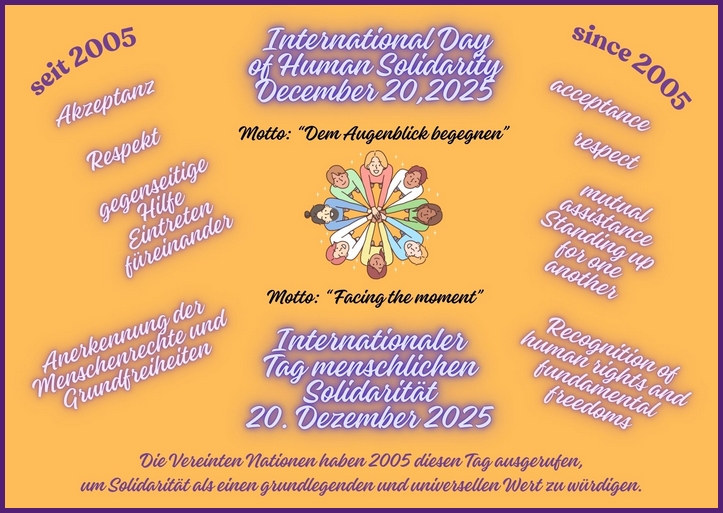 Internationaler Tag der Solidarit&auml;t 20 December 2025