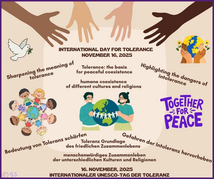 Internationaler Tag der Toleranz