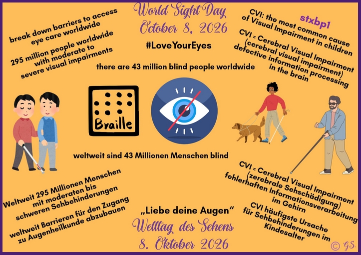 World Sight Day 8. Oktober 2026